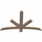 Ekena Millwork Alberta Smooth Timber Gable Bracket, Douglas Fir, 48"W x 30"H x 1 1/2"D x 3 1/2"F, 15/12 Pitch GBW048X30X0204ALB00SDF - alternate 5